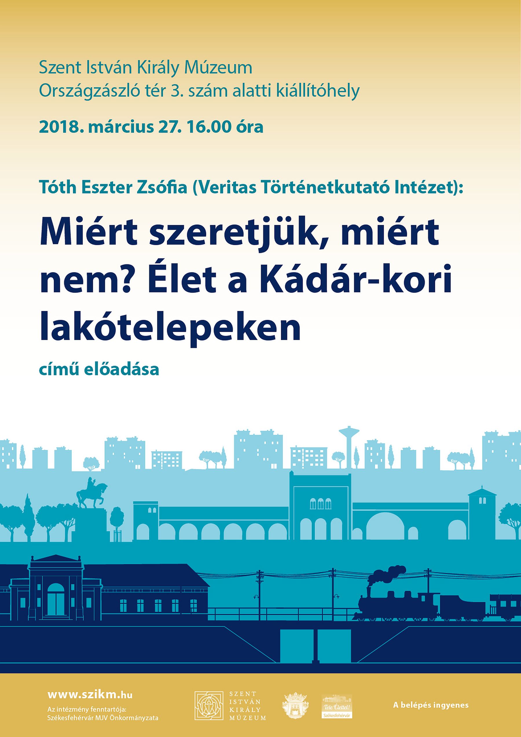 Élet a Kádár-kori lakótelepeken – előadás a VárosKép kiállításon
